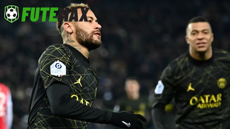 O brasileiro Neymar e o francês Mbappé