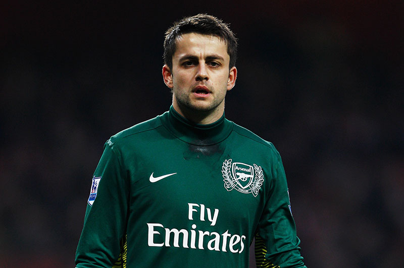 Fabianski thi đấu cho Arsenal